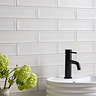 Dewsbury Rustic Matt White Wall Tiles 75 x 300mm