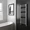 Diamond 500 x 1200mm Straight Heated Towel Rail (incl. Valves + Electric Heating Kit)  Standard Large Image