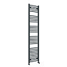 Diamond Curved Heated Towel Rail - W400 x H1800mm - Anthracite