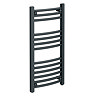 Toreno Heated Towel Rail – Anthracite – 400 x 800mm – Curved Bars