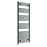 Diamond Curved Heated Towel Rail - W600 x H1600mm - Anthracite Feature Large Image