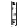 Toreno Heated Towel Rail – Matt Black – 300 x 1000mm – Straight Bars