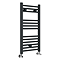 Diamond Heated Towel Rail - W400 x H800mm - Anthracite