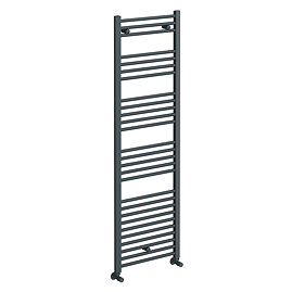 Diamond Heated Towel Rail - 500mm x 1600mm - Anthracite - Straight