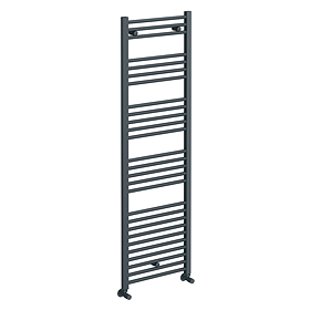 Diamond Heated Towel Rail - 500mm x 1600mm - Anthracite - Straight