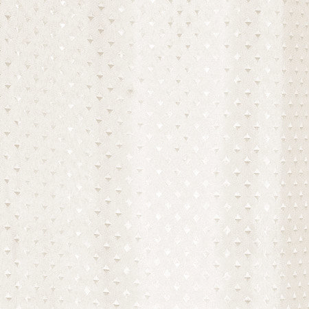 Diamond Shower Curtain W1800 x H1800mm w/ 12 Curtain Rings - Cream - 67209 Large Image