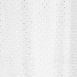 Extra Wide Diamond Shower Curtain W2500 x H2000mm - White - 67210F Medium Image