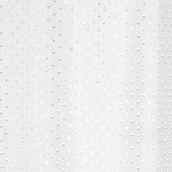 Extra Long Diamond Shower Curtain W2135 x H2135mm - White - 67211 Large Image