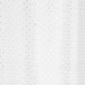 Extra Long Diamond Shower Curtain W2135 x H2135mm - White - 67211 Large Image