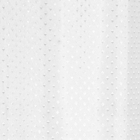 Diamond Shower Curtain W1800 x H2000mm - White - 67216 Large Image