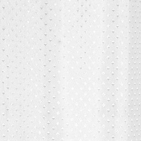 Diamond Shower Curtain W1800 x H2000mm - White - 67216 Large Image