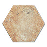 Dolores Brown Hexagon Stone Effect Wall & Floor Tiles - 200 x 240mm
