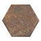 Dolores Brown Hexagon Stone Effect Wall & Floor Tiles - 200 x 240mm