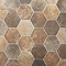 Dolores Rustic Brown Hexagon Stone Effect Wall & Floor Tiles - 200 x 240mm