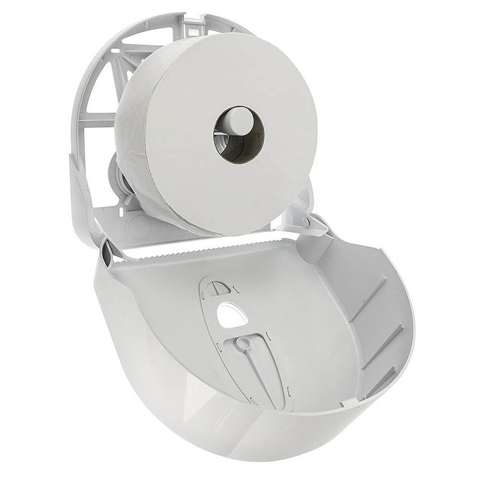 Dolphin Excel Plastic Jumbo Toilet Paper Dispenser - BC337W  Profile Large Image