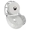 Dolphin Excel Plastic Jumbo Toilet Paper Dispenser - BC337W Profile Large Image