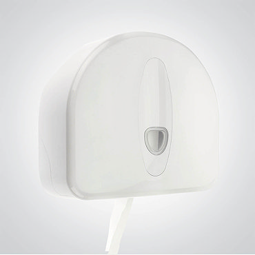 Dolphin Excel Plastic Jumbo Toilet Paper Dispenser - BC337W  Profile Large Image