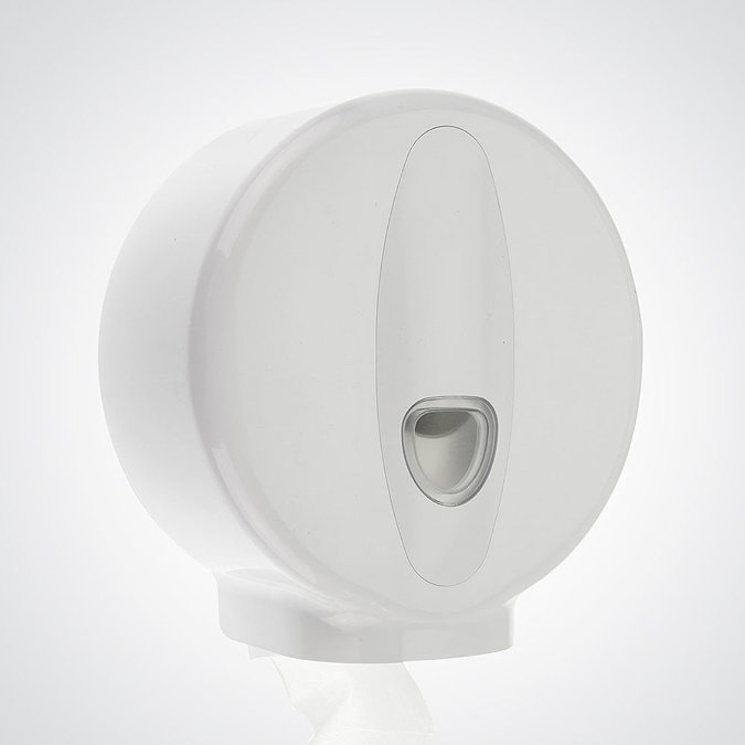 Dolphin - Excel Plastic Mini Jumbo Toilet Paper Dispenser - BC325W Large Image