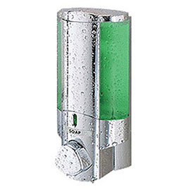 Dolphin - Plastic Shower Dispenser - Chrome - Various Unit Options Medium Image