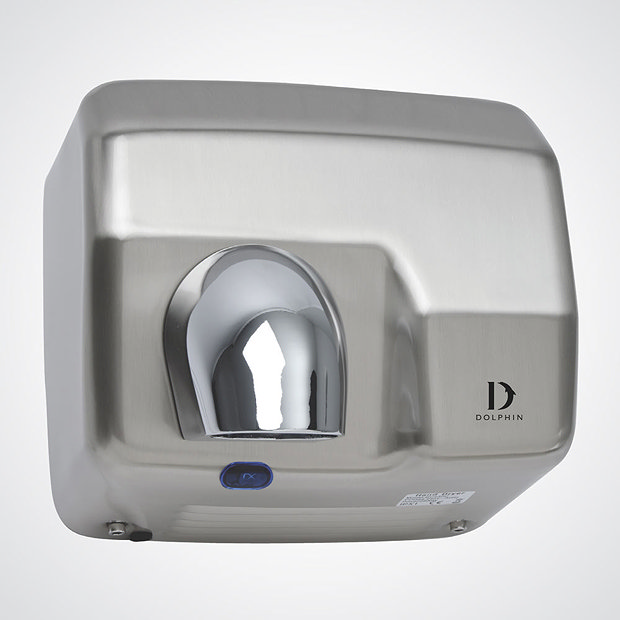 Dolphin - Surface Mounted Infrared Hand Dryer - Satin Chrome - BC230C Large Image