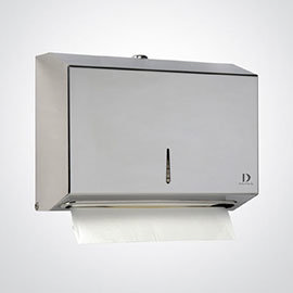 Dolphin - Surface Mounted Stainless Steel Mini Paper Towel Dispenser - BC918 Medium Image