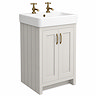 Door for Chatsworth 525mm Traditional Grey Vanity Unit