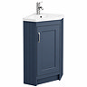 Door for Chatsworth Traditional Blue 600mm Semi-Recessed Vanity Unit