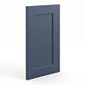 Door for Chatsworth Traditional Blue 600mm Semi-Recessed Vanity Unit