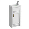 Door for Chatsworth Traditional White 400mm Small Vanity Unit