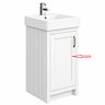 Door for Chatsworth Traditional White Vanity Unit 425mm