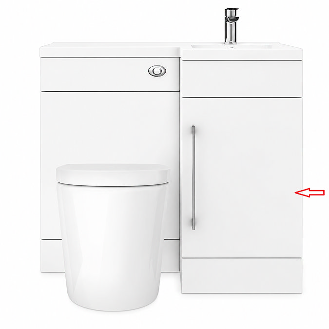 Door for Valencia 900mm Combination Basin Unit