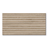 Dormido Large Format Oak & White Slatted Wood Effect Wall Tiles - 600 x 1200mm
