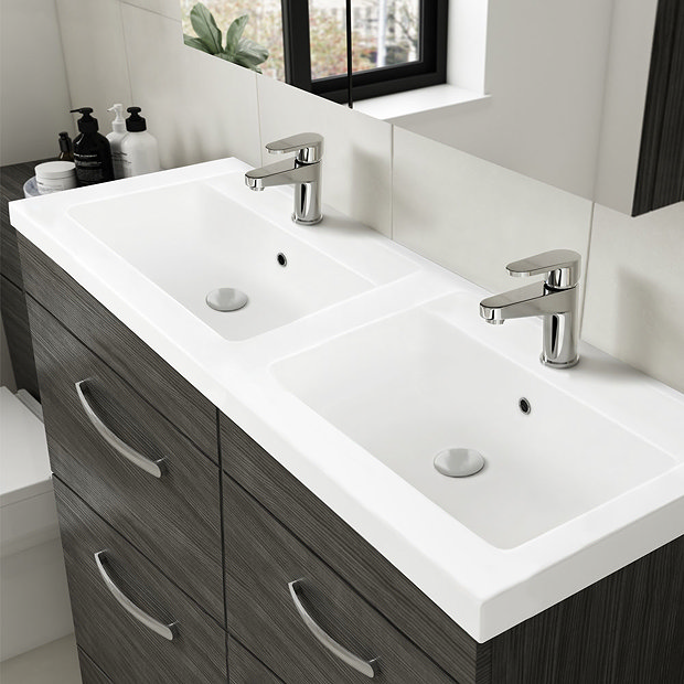 Double Basin with Overflow - Installation Pack  Profile Large Image