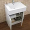 Premier Dove High Gloss White Vanity Unit with Basin W610 x D330mm - VTY036 In Bathroom Large Image