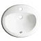 Dover 1TH Round Inset Counter Basin - 520 x 450mm - DO001 Profile Large Image