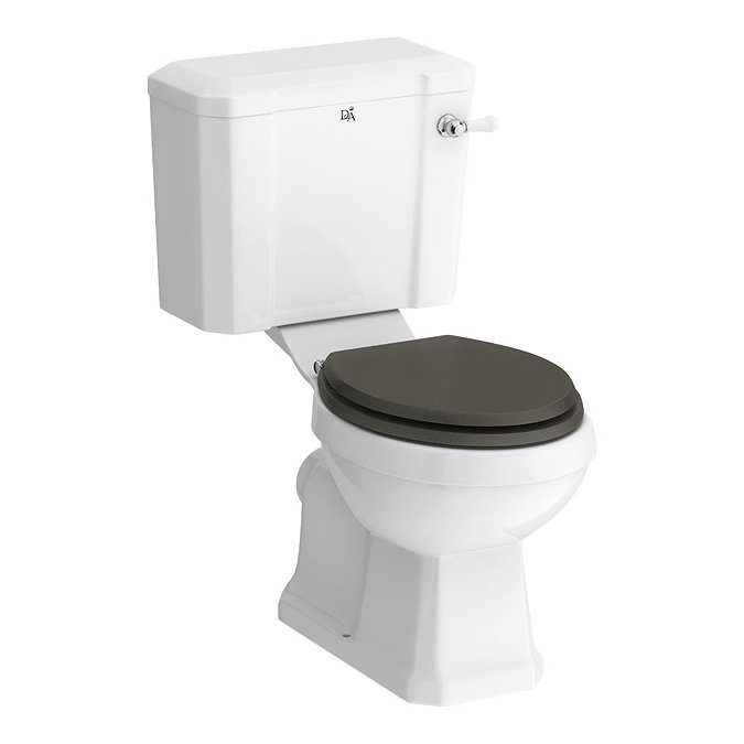 Downton Abbey Carlton Close Coupled Toilet + Soft Close Seat Large Image