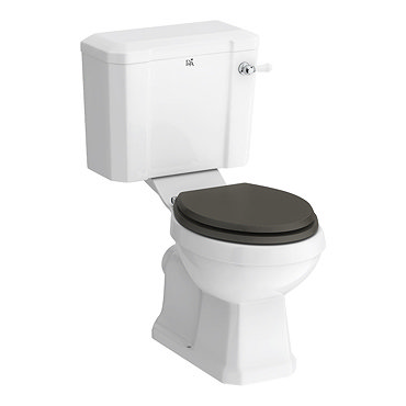 Downton Abbey Carlton Close Coupled Toilet + Soft Close Seat  Profile Large Image