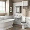 Downton Abbey Carlton High Level Toilet + Soft Close Seat  Profile Large Image