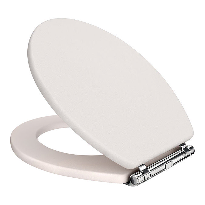 Downton Abbey Carlton Ivory Wooden Soft Close Toilet Seat Profile Large Image