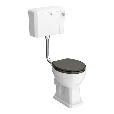 Downton Abbey Carlton Low Level Toilet + Soft Close Seat  Profile Large Image