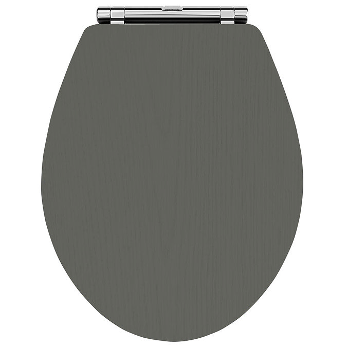Downton Abbey Carlton Low Level Traditional Bathroom Suite - Charcoal Standard Large Image