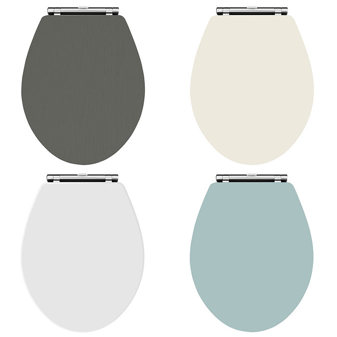 Downton Abbey Carlton Traditional Back To Wall Pan + Soft Close Seat Profile Large Image