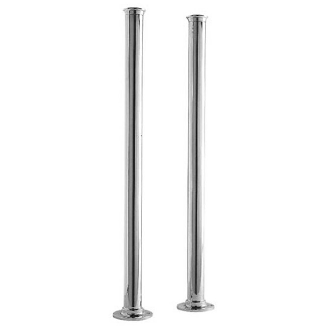 Downton Abbey Chrome Standpipes Free Standing Legs Large Image