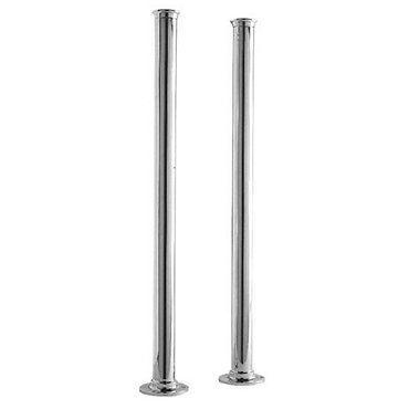 Downton Abbey Chrome Standpipes Free Standing Legs Profile Large Image