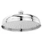 Downton Abbey Chrome Traditional 12" Apron Fixed Shower Head Large Image