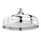 Downton Abbey Chrome Traditional 8" Apron Fixed Shower Head Large Image