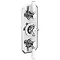 Downton Abbey Chrome Traditional Triple Concealed Shower Valve Large Image