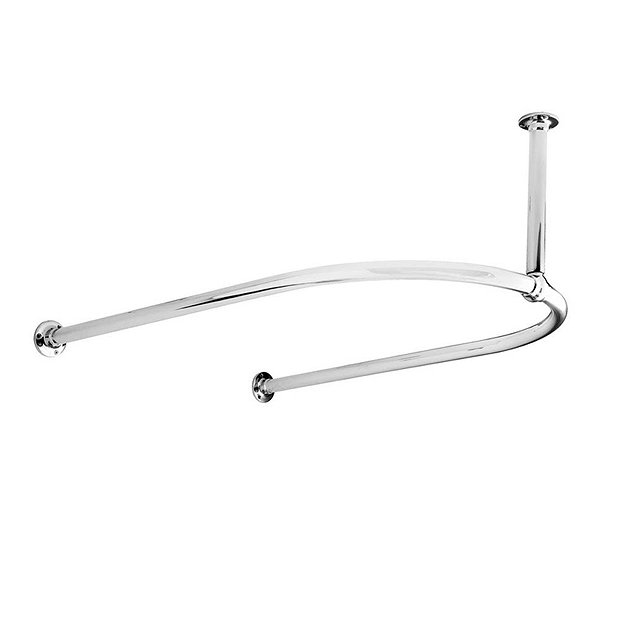 Downton Abbey UShaped Shower Curtain Rail Victorian Plumbing.co.uk
