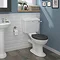 Downton Abbey Ryther Close Coupled Toilet + Soft Close Seat  In Bathroom Large Image