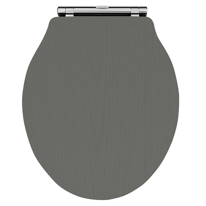 Downton Abbey Ryther Close Coupled Traditional Bathroom Suite - Charcoal In Bathroom Large Image